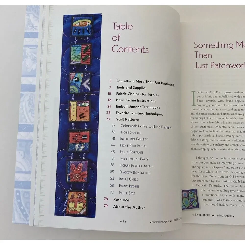Inchie Quilts by Nadine Ruggles (2009, Uk-Trade Paper)